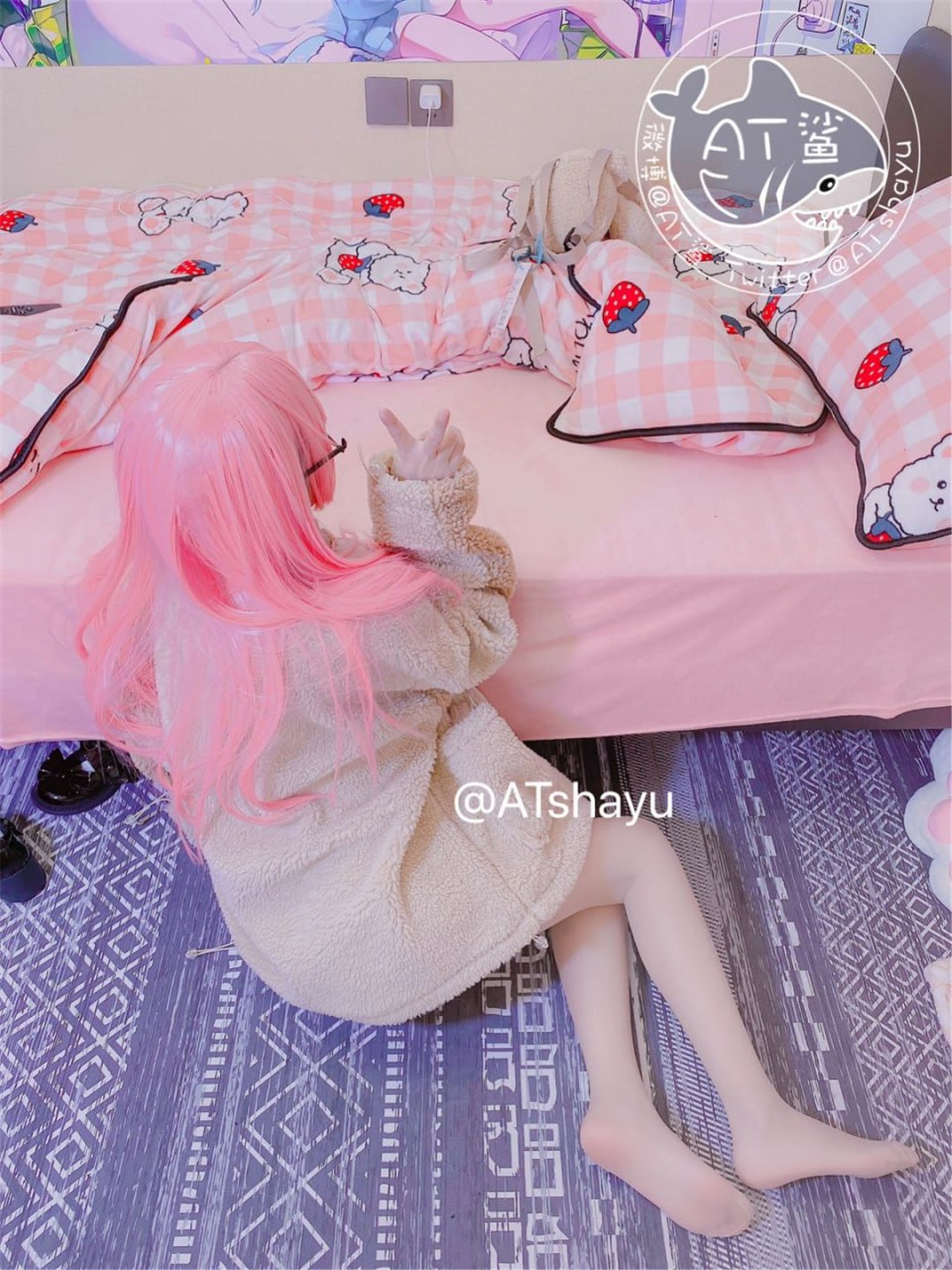 图片[1]-AT鲨 – NO.039 熊熊羊羔绒[23P]-XikXak